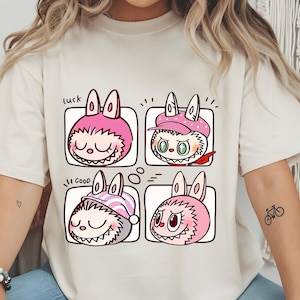 Labubu t-shirt , Labubu Png, Labubuu Sublimation, T Shirt Design, Monster Characters, Svg Cut Files, Instant Download