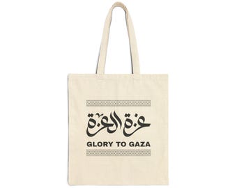Glory to Gaza Baumwolltasche mit dem Motiv: Palestine Solidarity