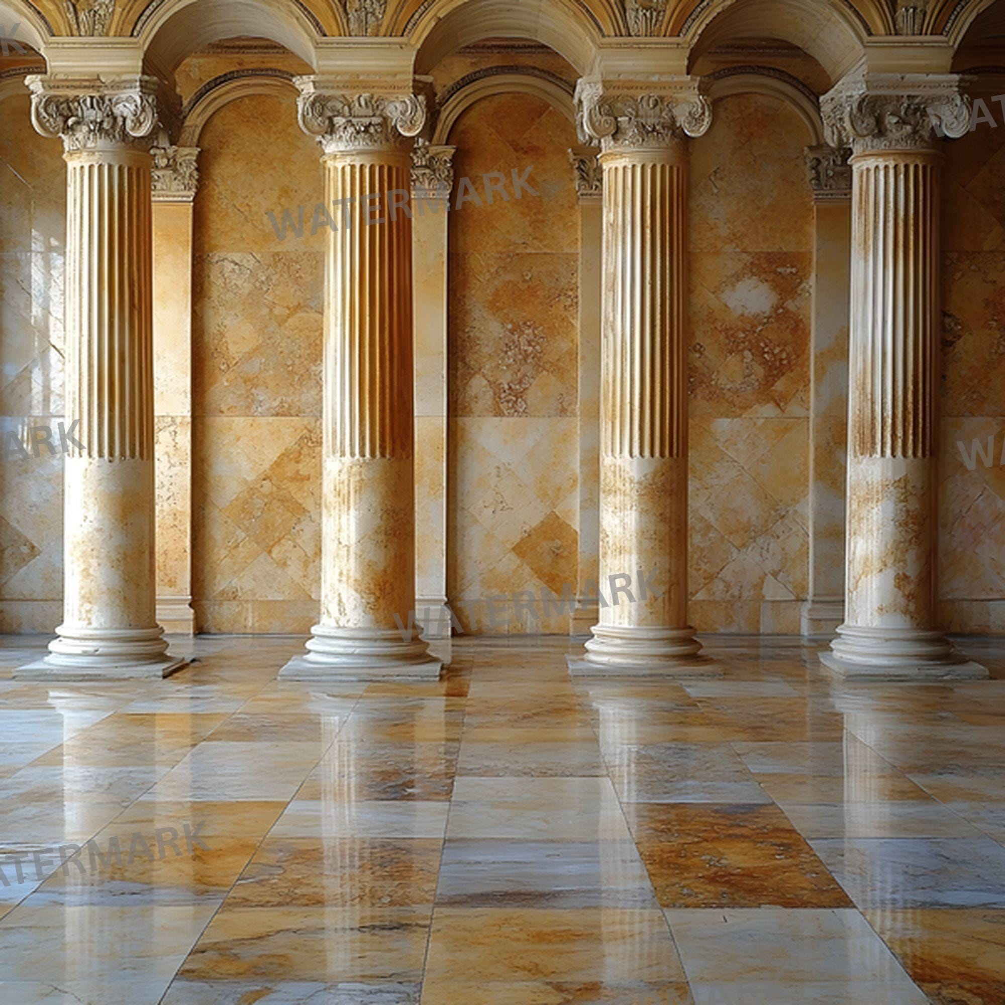 Roman Column Photography Backdrop: Greek Architecture Digital ...