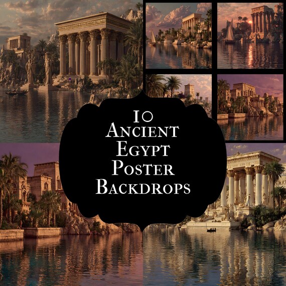 Ancient Egypt Photography Backdrop, Pharaoh Background, for Photographers, Cinematic Poster, Historical Theme, Photoshop Overlays