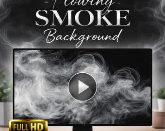 Looping Smoke Background Video | Seamless Animated Loop | Virtual Video Background for Editing, Streaming, and Social Media