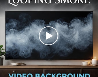 Looping Smoke Background Video | Seamless animated loop, video background | Virtual background, looped video, smoke video
