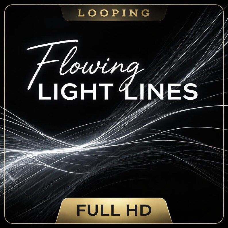 Light Mp4 Abstract Light Streaks Loop Video | Seamless Motion Backdrop (MP4) - Etsy