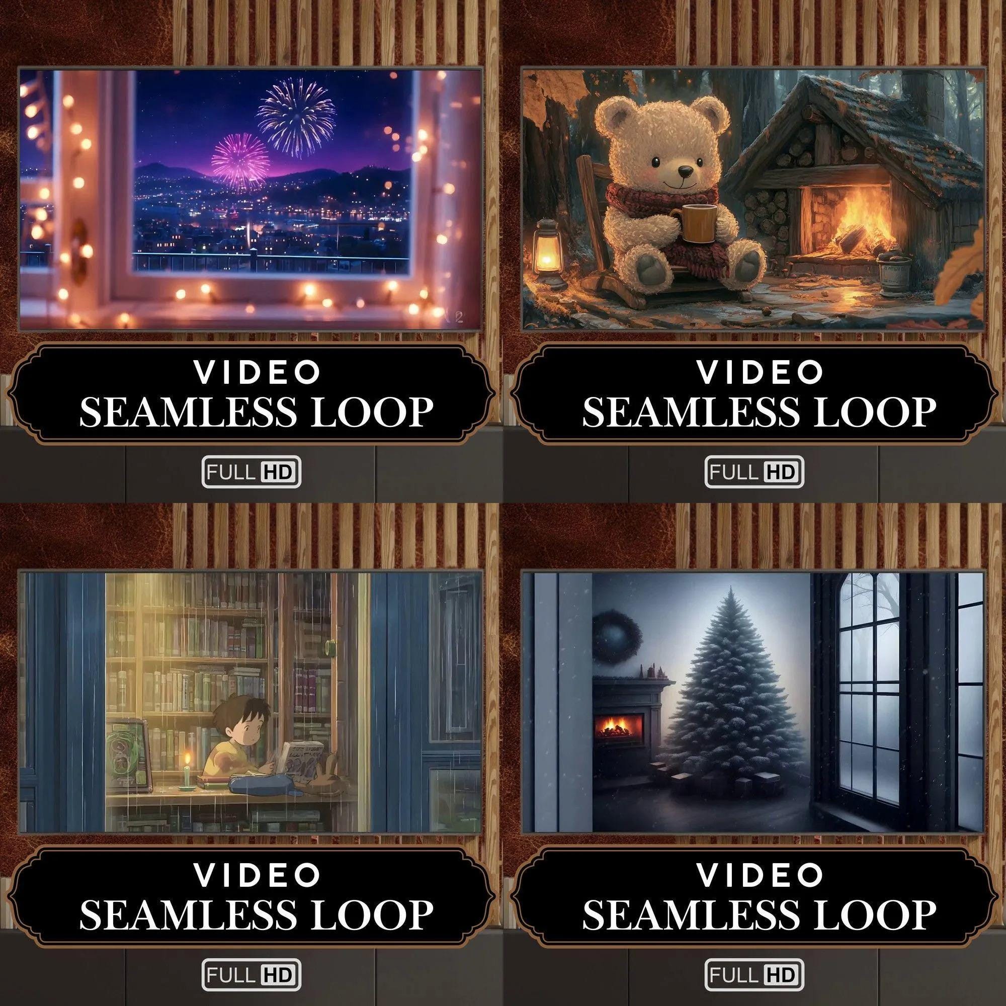 200 Looping Animated Backgrounds: Anime, Lo-fi, Twitch, Youtube (MP4 ...