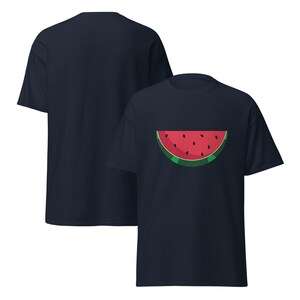 Wassermelone Unisex klassisches T-Shirt, Sommer Vibes Wassermelone Grafik T-Shirt, Wassermelone Träume Unisex T-Shirt, Minimal Minimal Grafik T-Shirt