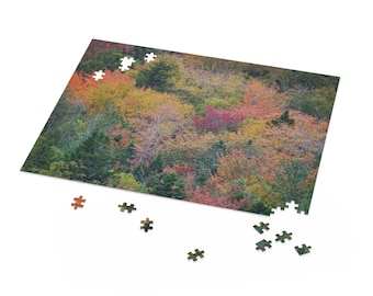 Herbstlaub Puzzle 120/252/500 Teile | Herbstlaub-Wald Puzzle