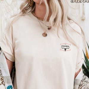 Embroidered Luke Combs World Tour 2024 Shirt, Combs Bullhead Shirt, Country Music Shirt, Country Music Fan, Cowboy Combs Shirt