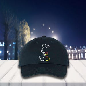 Embroidered Mickey Mouse Baseball Hat, Mickey Ears Embroidered Hat, Magic Kingdom Hat, Disney Trip Hat, Family Vacation Wear