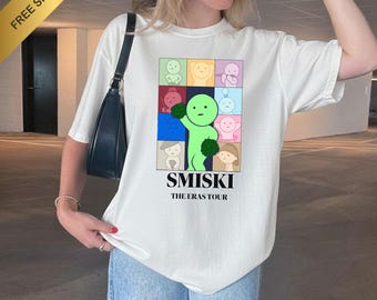 SMISKI baby tee , T-shirt , Y2k Trend Tee , Funny Smiskii Meme tee
