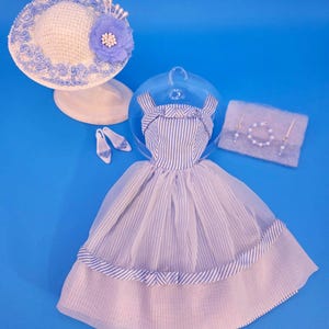 barbie movie doll blue dress Barbie: The Movie Doll in Blue Plaid Matching Set