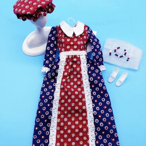 Vintage Barbie Best Buy #9164 DRESS & HAT COMPLETE Mint!  Plus free handmade accessories