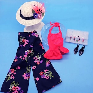 Vintage Barbie BEST BUY #7415 PALAZZO Set  Fantastic!!   Plus Free handmade accessories