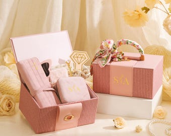 Personalized Birthday Gift Box Set, Holiday Gift For Her, Best Friend Gift Box, Gift Box For Women, Thank You Gift Box, Care Package For Her