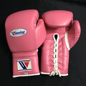 Custom Made Winning Boxing Gloves Genuine Leather, Lace up Boxing Gloves, Professional Boxing Gear, Birthday Gift, Anniversary Gift