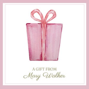 Custom Gift Tag with Name - Digital Download