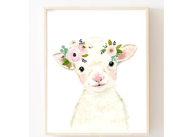 sheep baby room decor