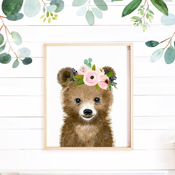 Bear Nursery Art Etsy