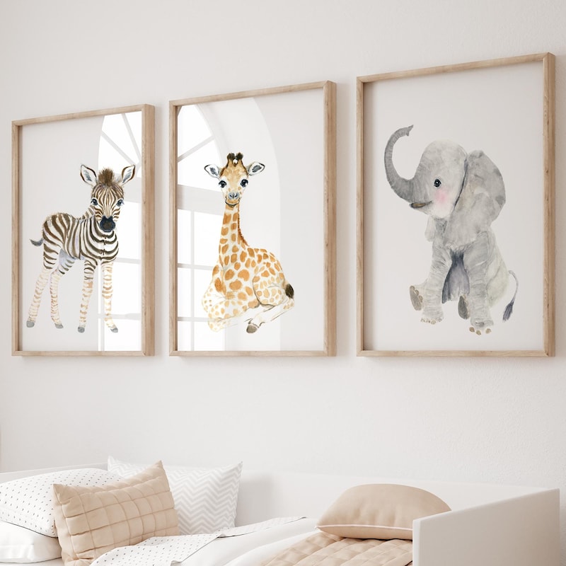Safari Nursery Decor - Etsy