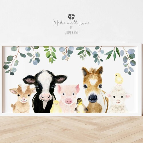 Farm Animal Nursery Decor Farm Animals Canvas Pano Art Pano - Etsy Farm Animal Nursery Decor Farm Animals Canvas Pano Art Pano - Etsy