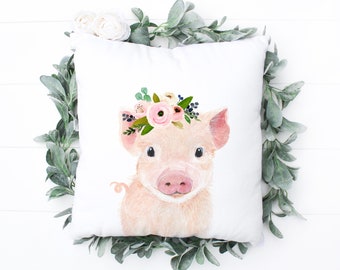 Farm Animals Nursery Accent Pillow Farm Life Nursery Pillow
