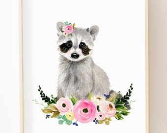 Watercolor animals | Etsy