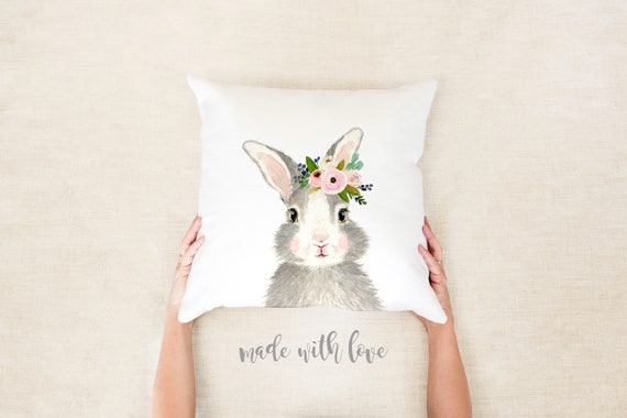 woodland nursery pillow