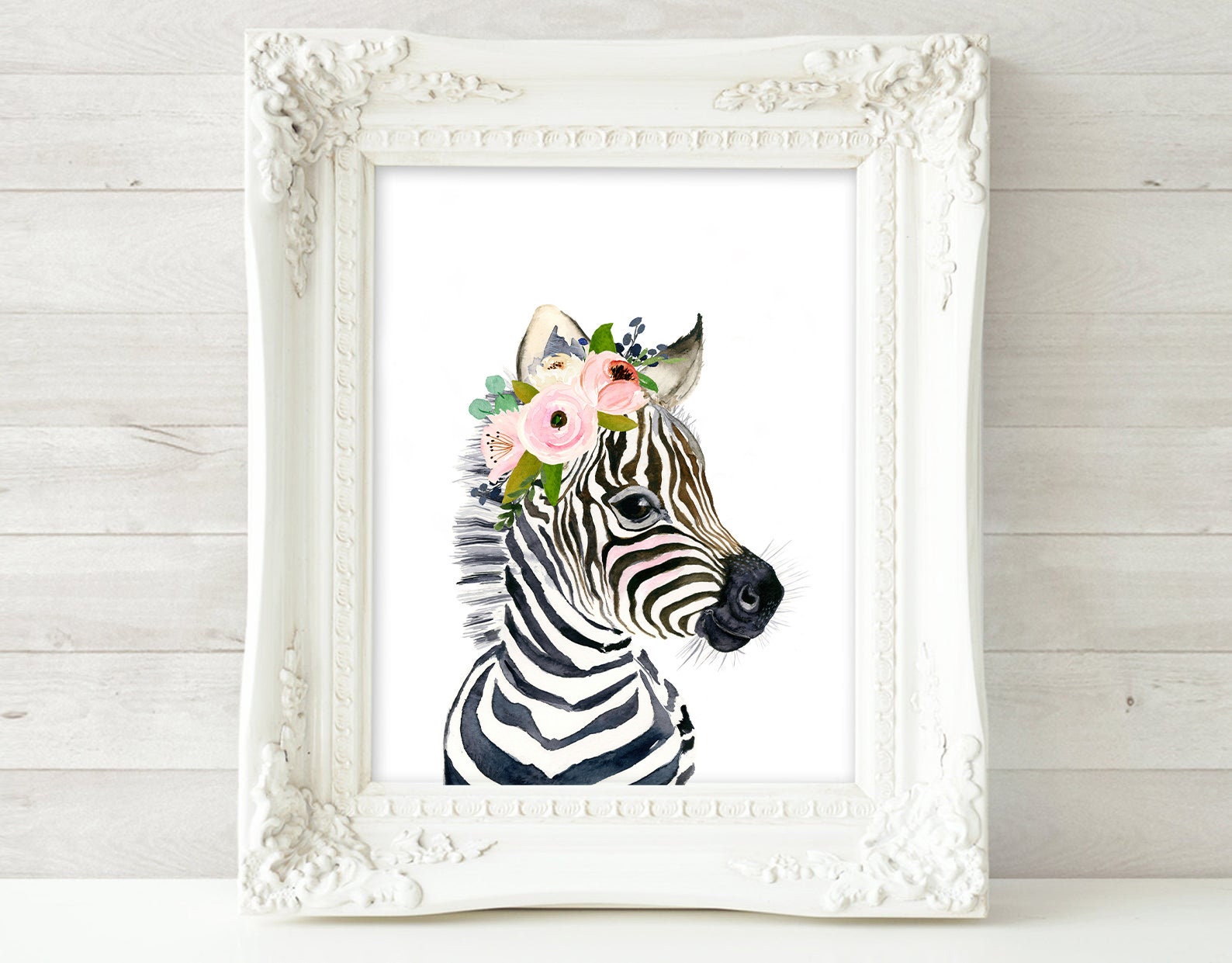 Image showcasing Zebra Nursery Safari Nursery Decor Baby Animals Nursery - Etsy