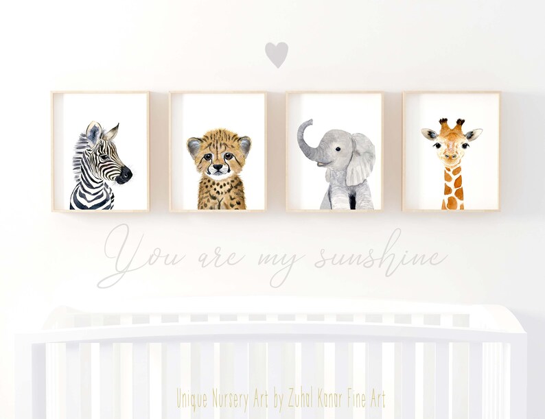 Safari Nursery Decor Safari Nursery Prints Safari Wall Art Etsy UK