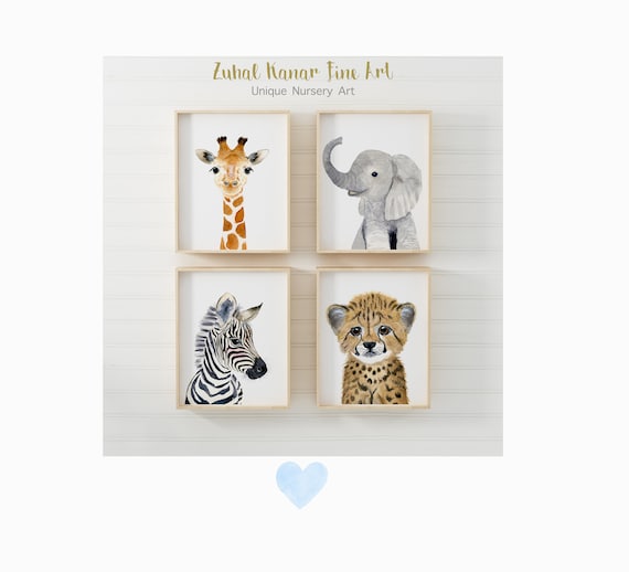 safari nursery prints