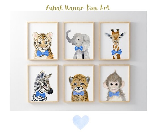 safari nursery prints