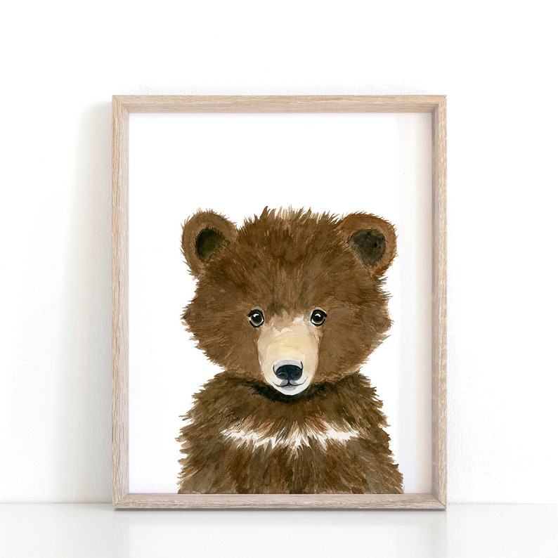 Woodland Nursery Decor Nursery Art Prints Woodland Baby Etsy