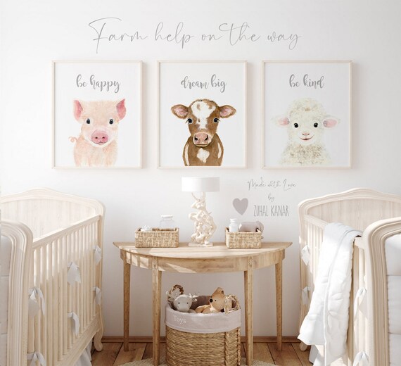 Animal themed sale nursery girl