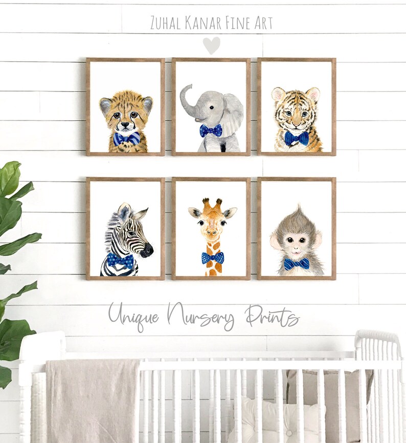 Safari Nursery Prints Nursery Wall Art Safari Nursery Gift Etsy