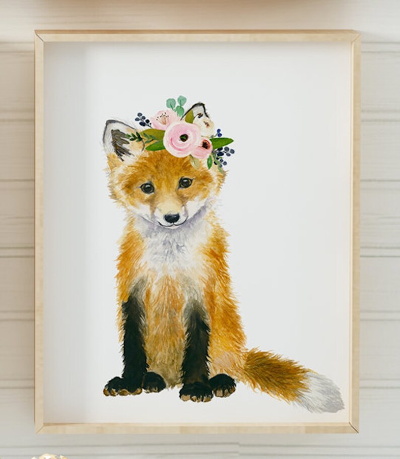 Woodland Nursery Art Prints Woodland Nursery Decor Nursery Etsy