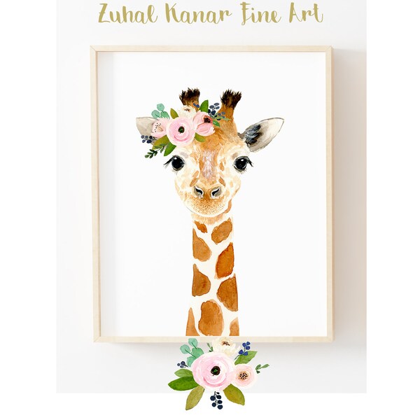 Giraffe Nursery Etsy