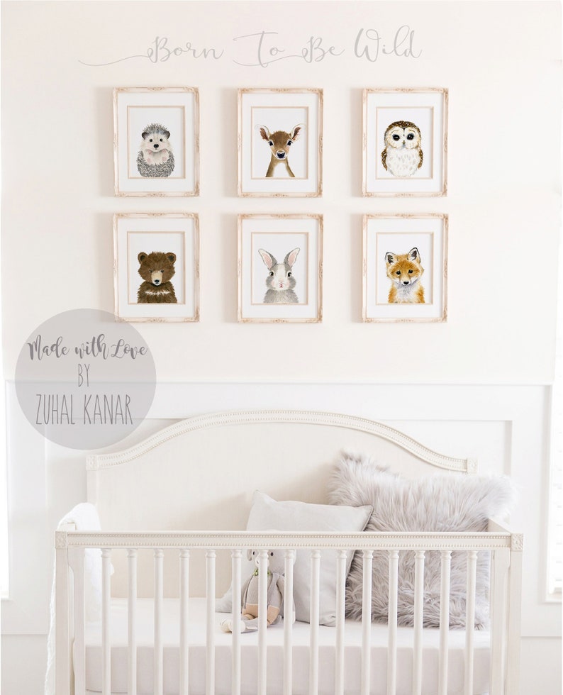 Woodland Nursery Decor Woodland Nursery Gift Woodland Etsy