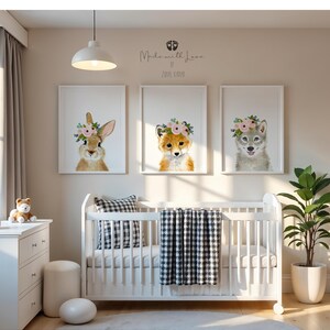 Fuchs Bild, Wald Poster, Fuchs Bild, Wald Poster, Fuchs Bild, Kinderzimmer Wandbild, Kinderzimmer Bild, Kinderzimmer Fuchs Bild, Kinderzimmer Fuchs Mädchen Zimmer Bild 6