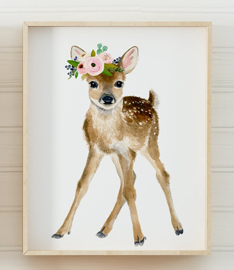 Woodland Nursery Art Prints Woodland Nursery Decor Nursery Etsy