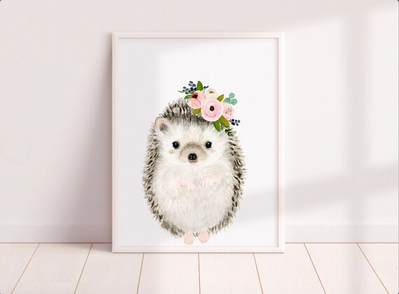 Hedgehog nursery store decor