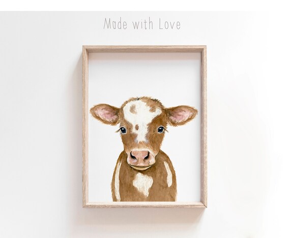 cow print nursery decor