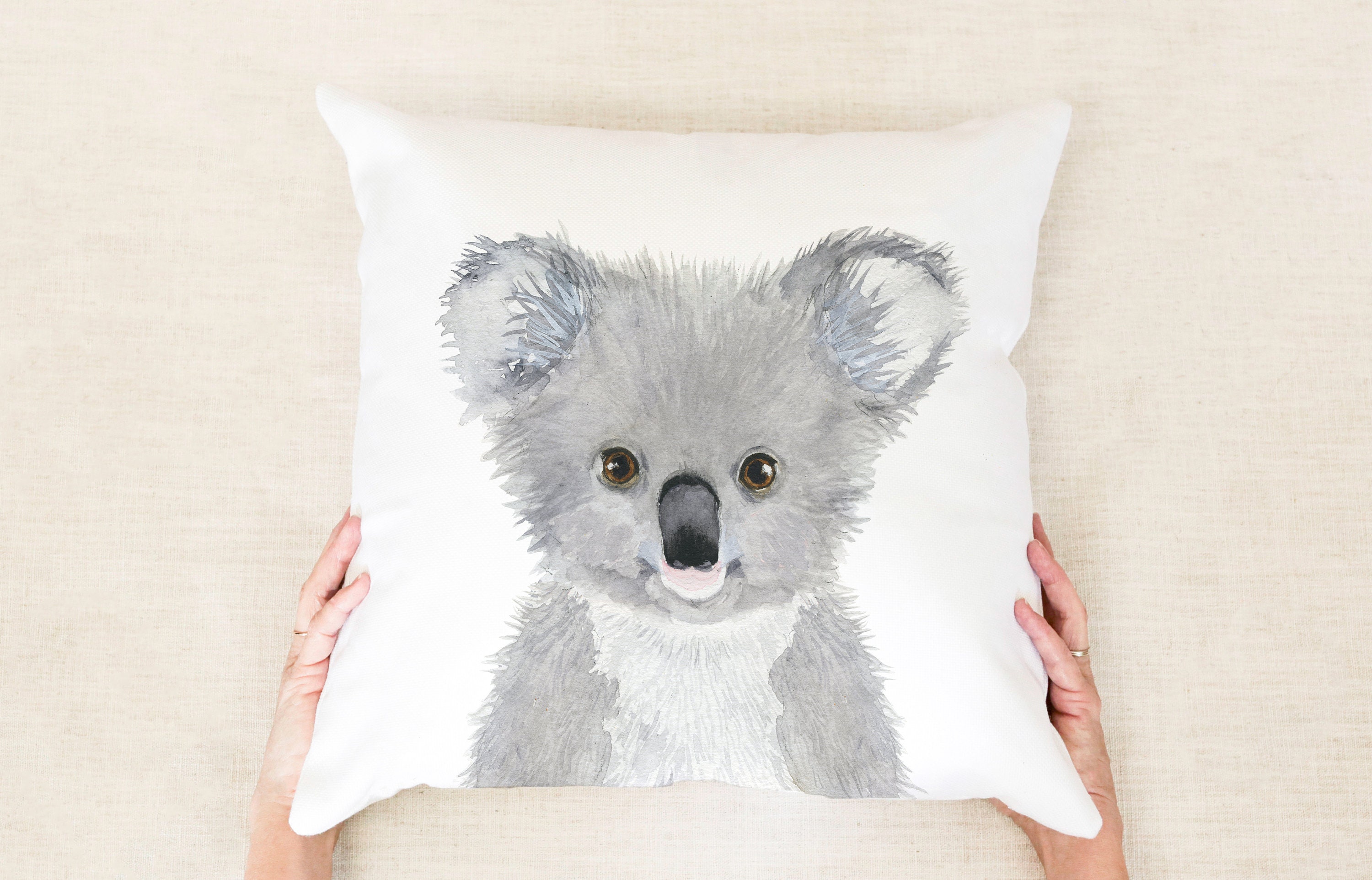 Nursery Decor Pillow Koala Nursery Decor Koala Pillow Koala Etsy UK
