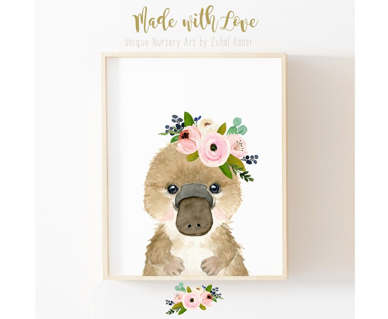 Nursery Prints neutral nursery Australian animals nursery baby shower Nursery animal prints koala wombat kangaroo baby girl nursery