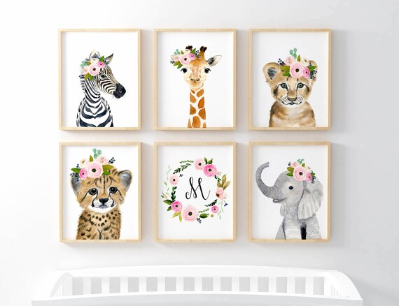 safari nursery art
