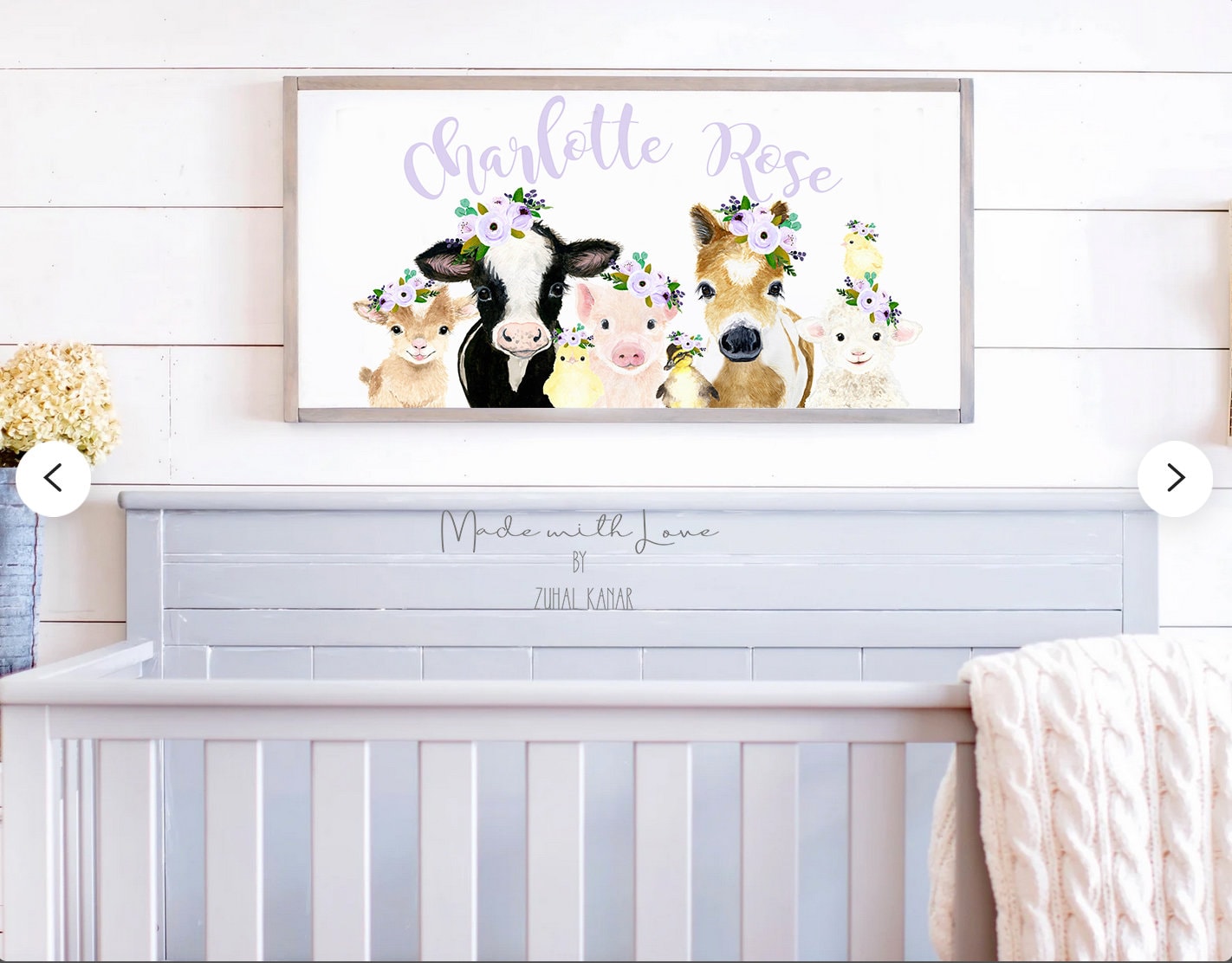 Girl and Dog Painting, Art for Girls Room, Children Art Print for Nursery  Children Decor - Girl Nursery Decor Nursery Art - Party Dress