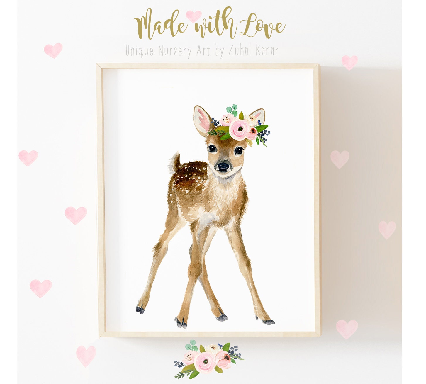 Deer clearance nursery art