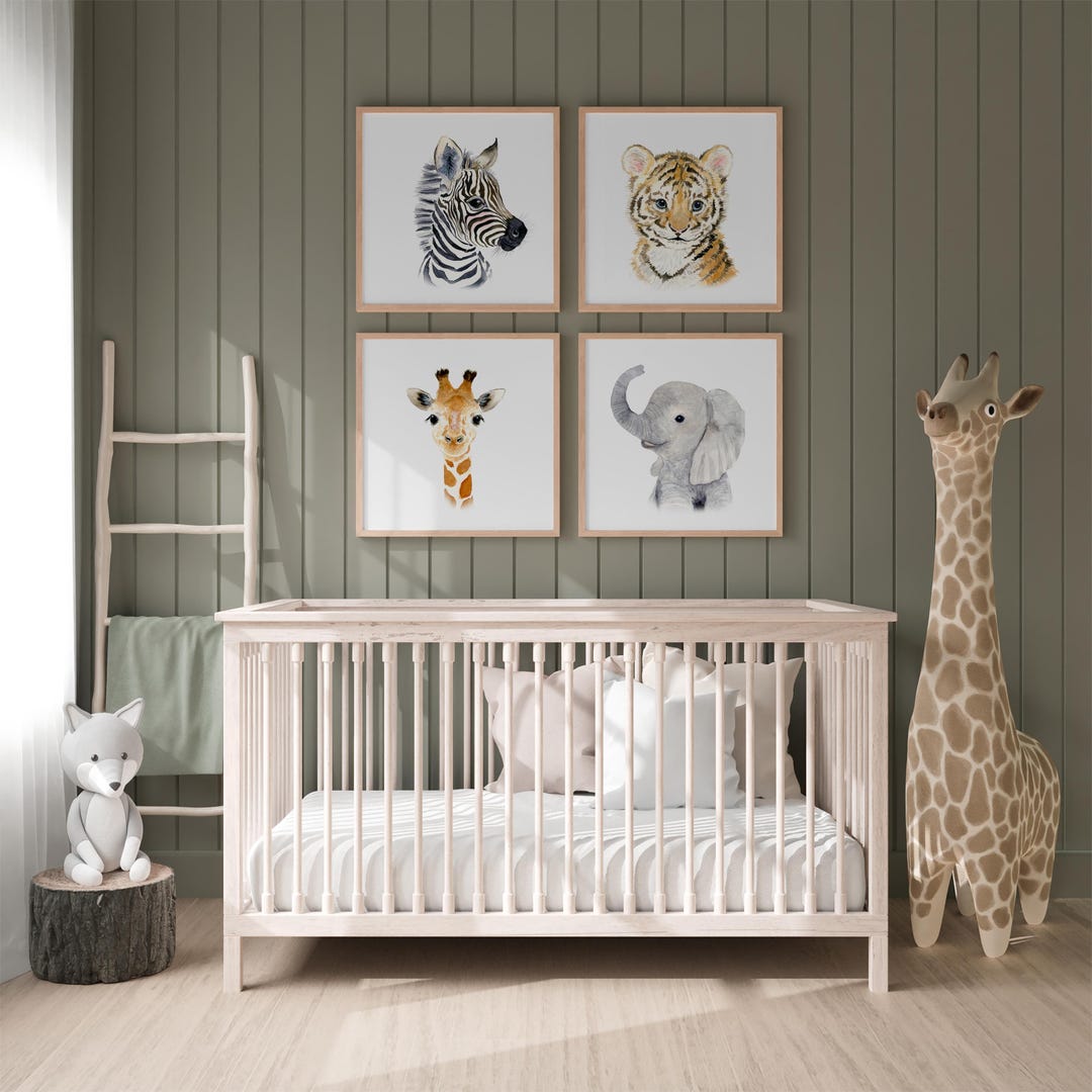 Safari Nursery Decor, Safari Nursery Prints, Jungle Nursery, Safari ...