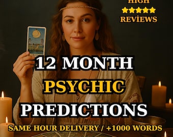 12 Month Future Psychic Reading: Love, Career & Spiritual Guidance