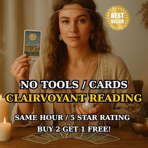 No Tools Clairvoyant Reading | Same Hour Telepathic Insight | Honest No Cards Spiritual Reading | Psychic Medium Advice | BUY 2 GET 1 FREE