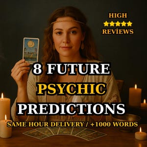 8 Future Psychic Predictions: Detailed Tarot & Medium Reading (+1000 Words