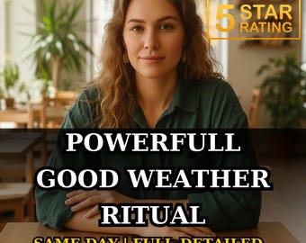 Same Day Good Weather Ritual | Favorable Conditions & Sunny Energy Alignment | Outdoor Event, Travel Support